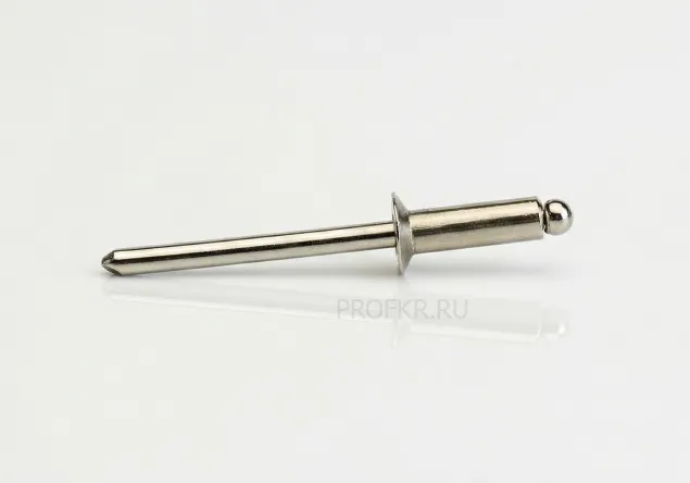 Заклепка вытяжная A2/A2 (нерж.сталь/нерж.сталь) потайной борт